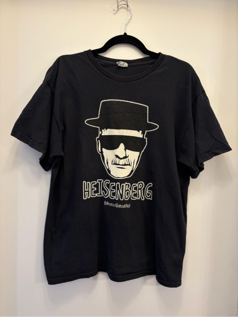 Breaking Bad Heisenberg Yellowstone National Park T Shirt Men's Large Black